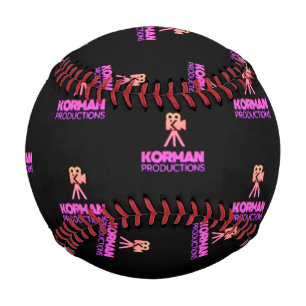 Pelota De Béisbol El logotipo rosa del canal de YouTube de Korman
