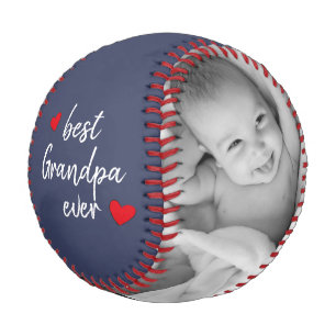 Pelota De Béisbol El mejor abuelo azul de la historia 2 Personalizad