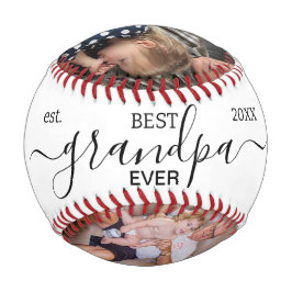 Pelota De Béisbol ¡El mejor abuelo! Béisbol del Día del Padre person