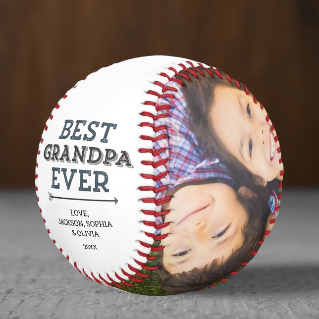Pelota De Béisbol El mejor abuelo siempre arresta a un Personalizado (Subido por el creador)