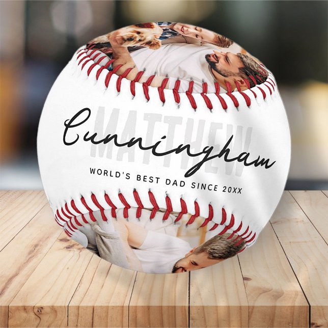 Pelota De Béisbol El mejor día del padre moderno del mundo (Subido por el creador)