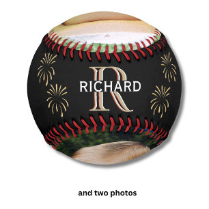 Pelota De Béisbol EL MEJOR PAPÁ PERSONALIZADO CON MONOGRAMA 2 Fotos