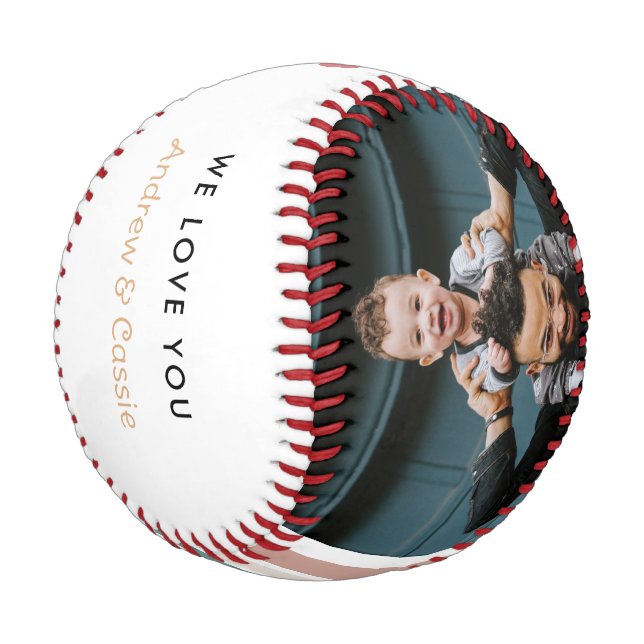 Pelota De Béisbol El mejor papá... te queremos (Angular)