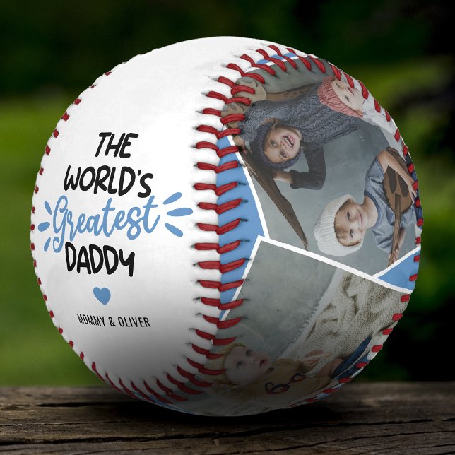 Pelota De Béisbol El mejor papi del mundo. Foto (Subido por el creador)