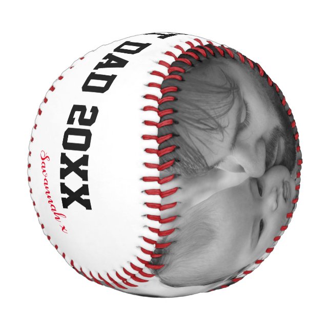 Pelota De Béisbol El mejor Personalizado del Día del Padre del Mundo (Angular)