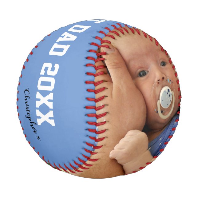 Pelota De Béisbol El mejor Personalizado del Día del Padre del Mundo (Angular)