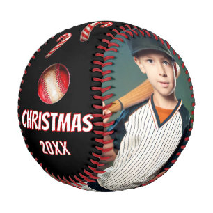 Pelota De Béisbol El nombre de Santa MVP Feliz Navidad 2 Fotos 