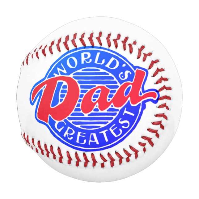 Pelota De Béisbol El padre más grande del mundo (Anverso derecho)