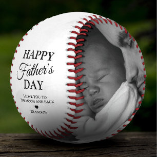 Pelota De Béisbol El simple béisbol del Día Dos del Padre