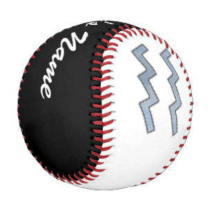 Pelota De Béisbol Elemento de símbolo Aquarius Zodiac por Kenneth Yo
