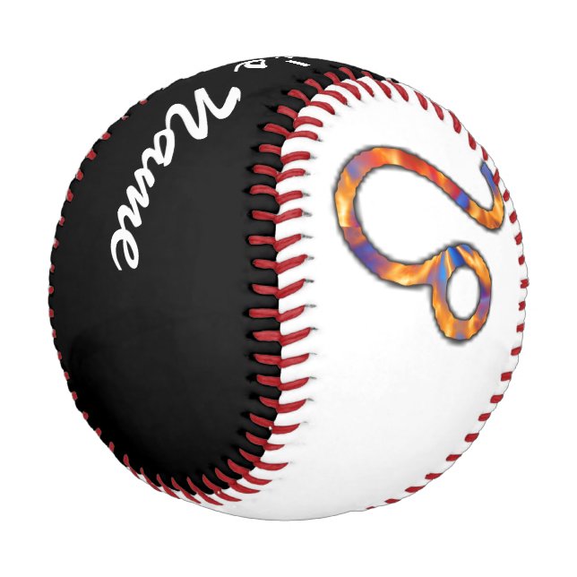 Pelota De Béisbol Elemento de símbolo Zodiac Leo por Kenneth Yoncich (Angular)