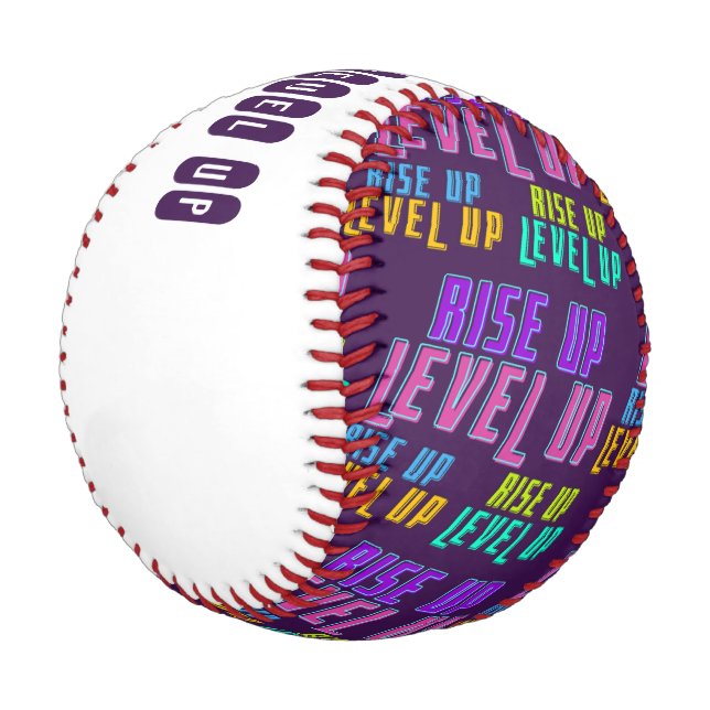 Pelota De Béisbol Elevar el nivel de la cita positiva del béisbol (Angular)