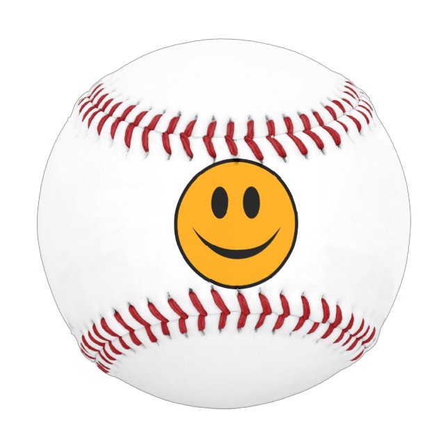 Pelota De Béisbol Emoji Cara Sonriente (Anverso)