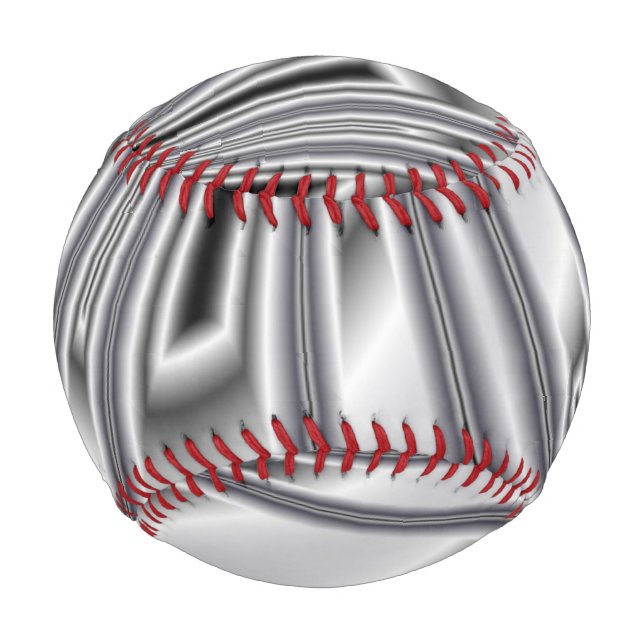 Pelota De Béisbol Enchapado en plata (Anverso)