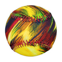 Enfurecido manchado de rojo a amarillo, un poco ve