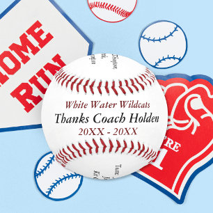 Pelota De Béisbol Entrenador de béisbol personalizado gracias a los