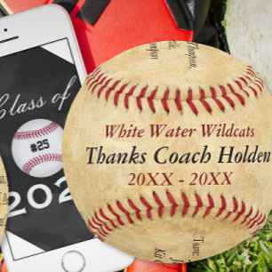 Pelota De Béisbol Entrenador de béisbol personalizado gracias a los