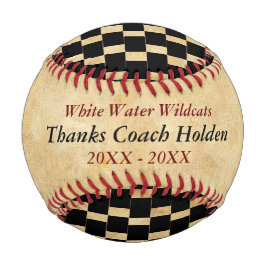 Pelota De Béisbol Entrenador de Béisbol Rojo Personalizado Gracias