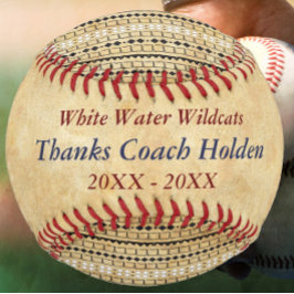 Pelota De Béisbol Entrenador de Béisbol Rojo Personalizado Gracias