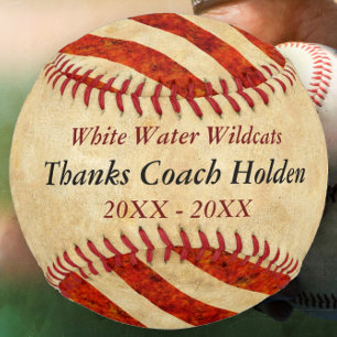 Pelota De Béisbol entrenador de béisbol rojo personalizado gracias