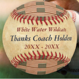 Pelota De Béisbol Entrenador de Béisbol Rojo Personalizado Gracias