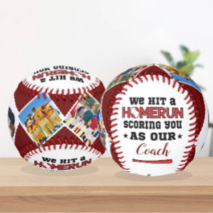 Pelota De Béisbol Entrenador de Homerun Gracias Personalizado Regalo