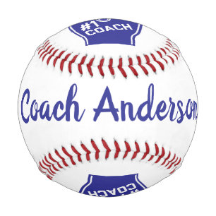 Pelota De Béisbol Entrenador número uno personalizado