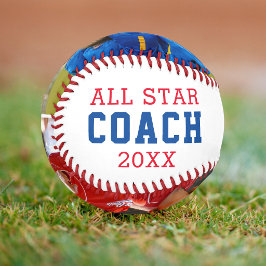 Pelota De Béisbol ENTRENADOR TODAS ESTRELLAS Gracias 2 Foto Personal