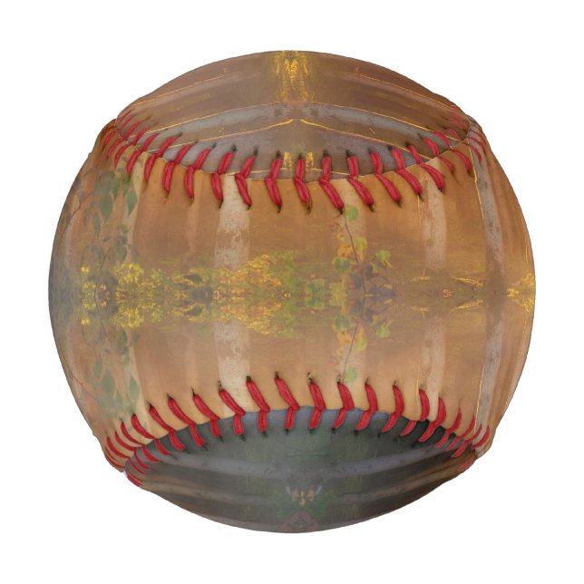 Pelota De Béisbol Escenario de Bosque Misty (Anverso)