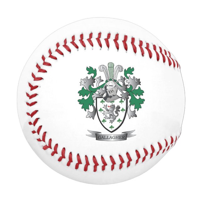 Pelota De Béisbol Escudo de armas de Gallagher (Anverso izquierdo)