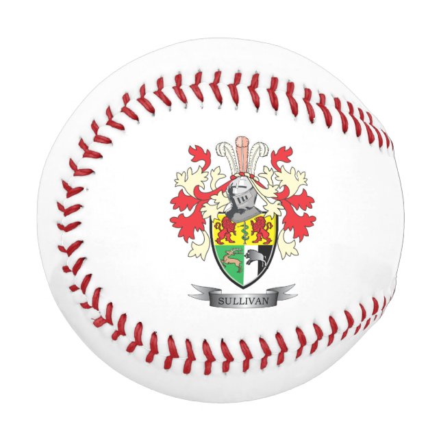 Pelota De Béisbol Escudo de armas de Sullivan (Anverso izquierdo)