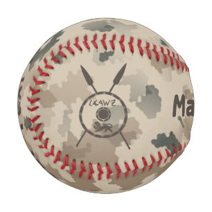 Pelota De Béisbol Escudo De Macabetes Y Láminas Desérticas