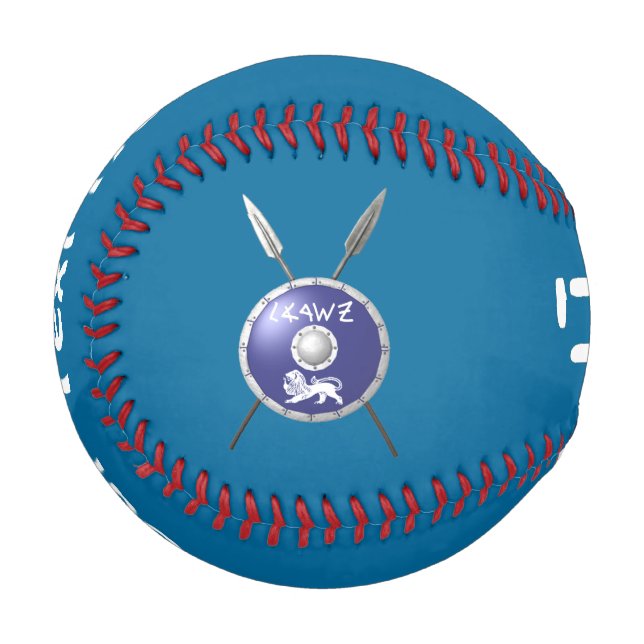 Pelota De Béisbol Escudo Macabee Y Spears (Anverso izquierdo)