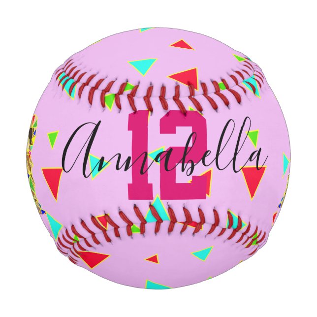 Pelota De Béisbol Escuela de Softball Girly-bear (Anverso)