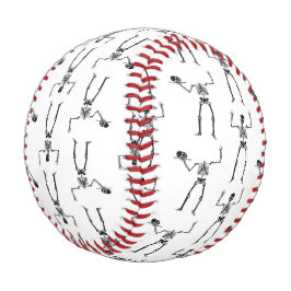 Pelota De Béisbol Esqueletos De Halloween, Truco O Tratamiento, Boo