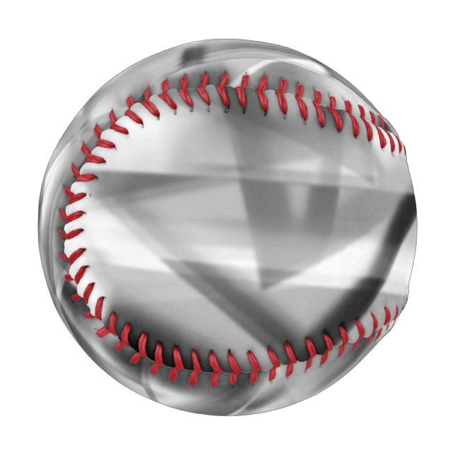 Pelota De Béisbol Esquina de piezas cuadradas de acrílico, de gris a (Anverso izquierdo)