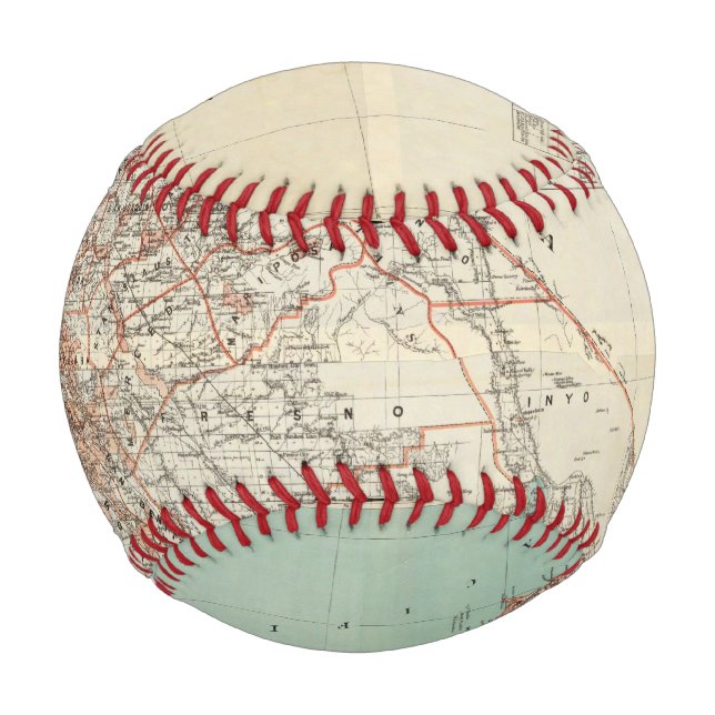Pelota De Béisbol Estado de California 2 (Anverso)