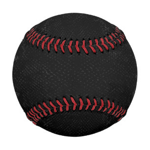 Pelota De Béisbol Estampado de piel de serpiente negra