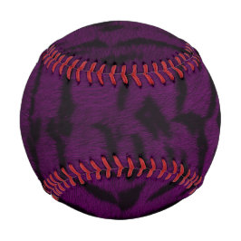 Pelota De Béisbol Estampado de piel de tigre púrpura