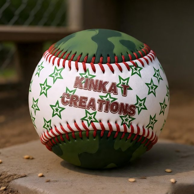 Pelota De Béisbol Estrellas de camuflaje (Subido por el creador)