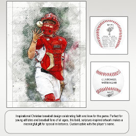 Pelota De Béisbol Faith Inspired