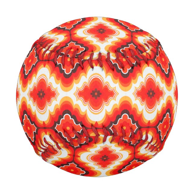 Pelota De Béisbol Falln Psychedelic Sunset (Anverso)