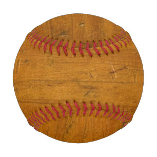 Pelota De Béisbol Faux Wood