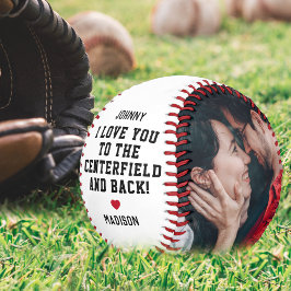 Pelota De Béisbol Fébol de novios de San Valentín