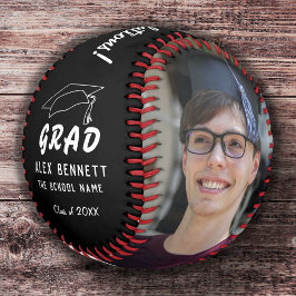 Pelota De Béisbol Felicitaciones Grad Black Graduation Cap 2 Photo