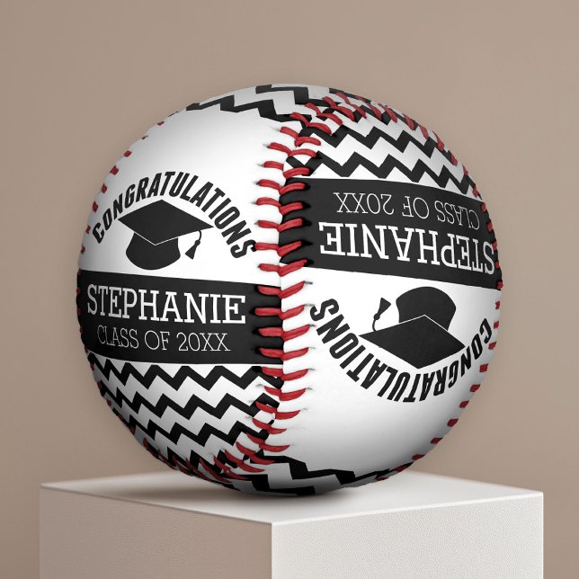 Pelota De Béisbol Felicitaciones Graduado - Graduación Personalizada (Custom Graduation Baseball)