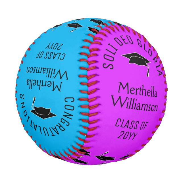 Pelota De Béisbol FELICITACIONES Modernas Clase De Graduación (Angular)