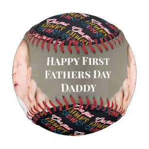 Pelota De Béisbol Feliz Día de los Padres