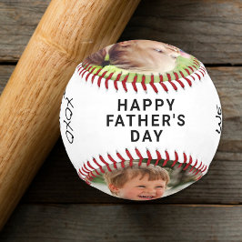 Pelota De Béisbol Feliz Día del Padre 2 Fotos