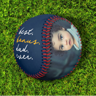 Pelota De Béisbol Feliz Día del Padre Mejor Bono Papá Nunca Personal